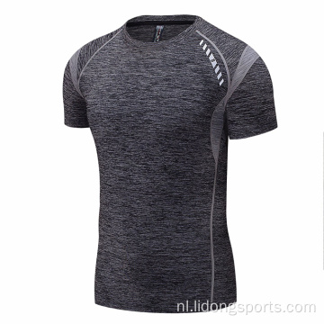 Fitness heren sportschool sport harddroogd shirt